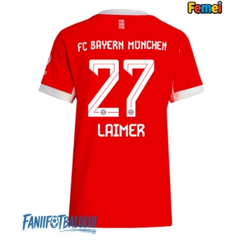 Bayern Munich Konrad Laimer #27 Tricou Fotbal Replică 2025-26 Femei Acasa